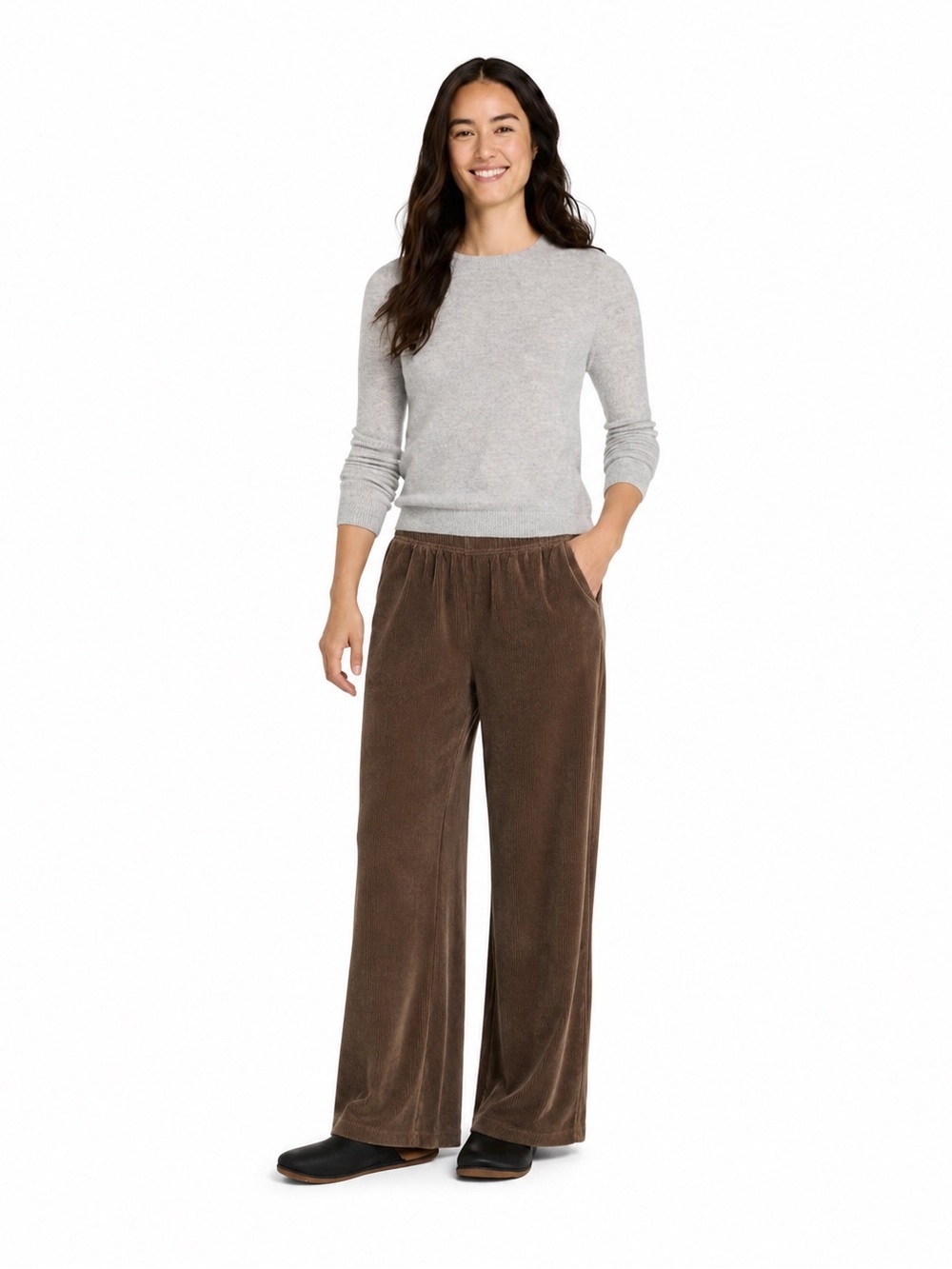 L.L. Bean Women's Perfect Fit Knit Cords, Straight-Leg 1XL